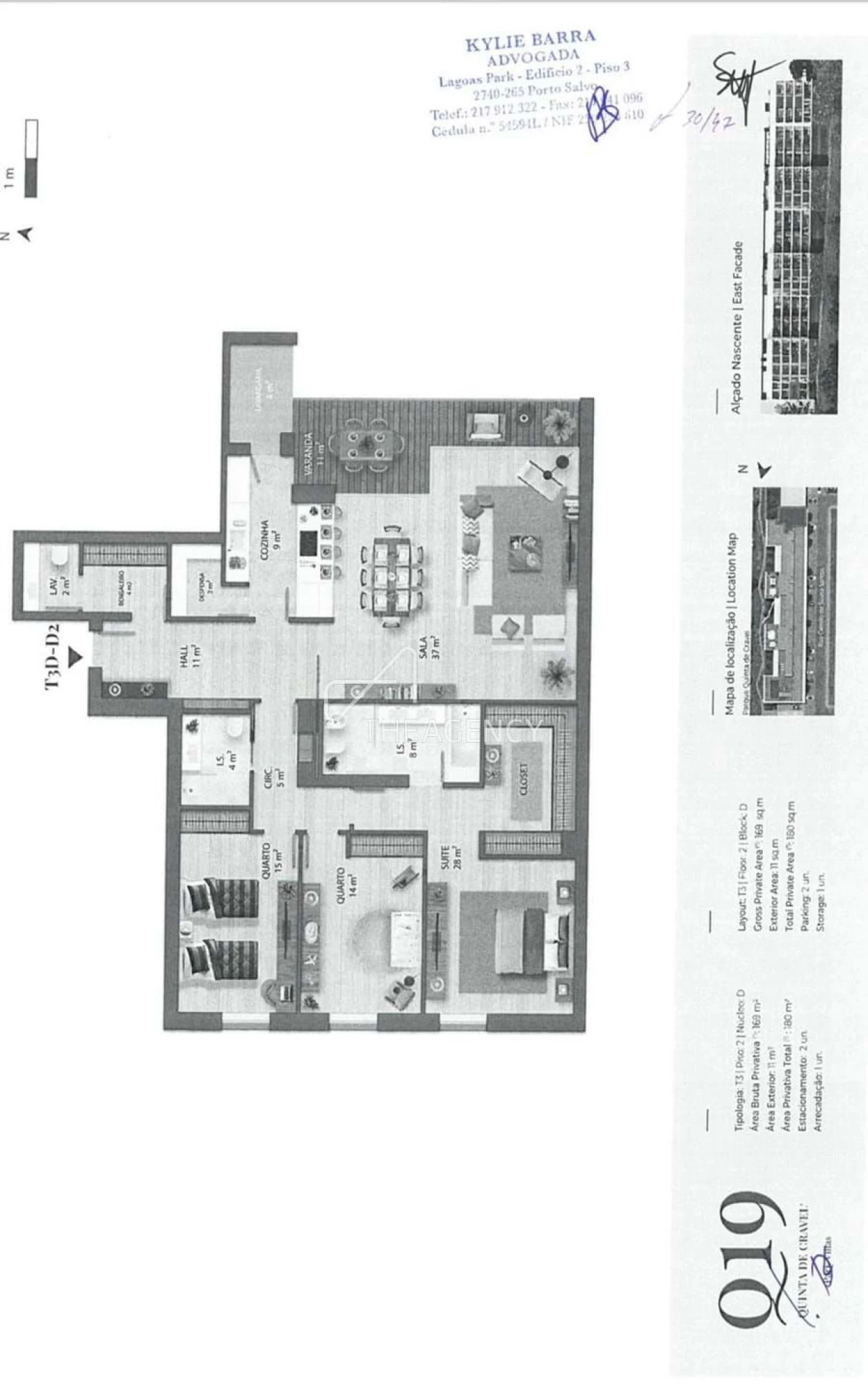Apartamento T3 para Venda em Santa Marinha e São Pedro da Afurada Foto 34