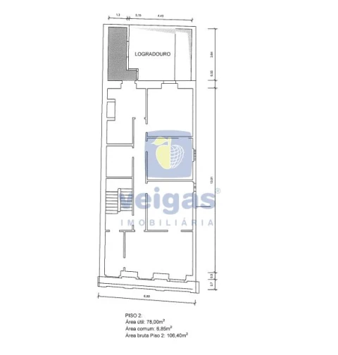 Apartamento T2 para Venda em Misericórdia