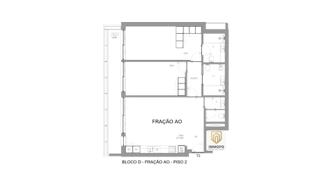 Apartamento T2 para Venda em Madalena