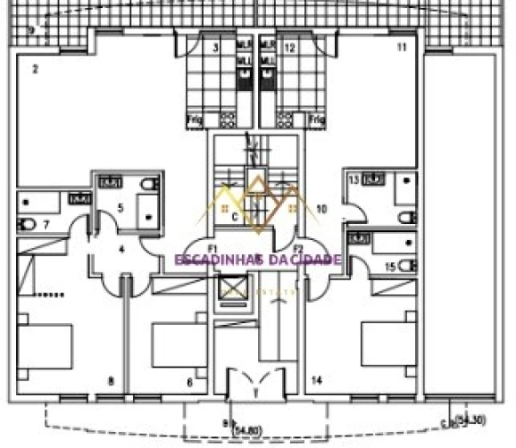 Apartamento T3 para Venda em Vialonga Planta 1