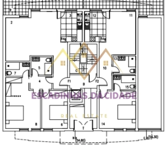 Apartamento T3 para Venda em Vialonga Planta 1