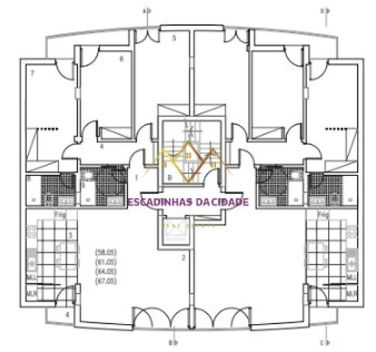 Apartamento T3 para Venda em Vialonga Planta 1