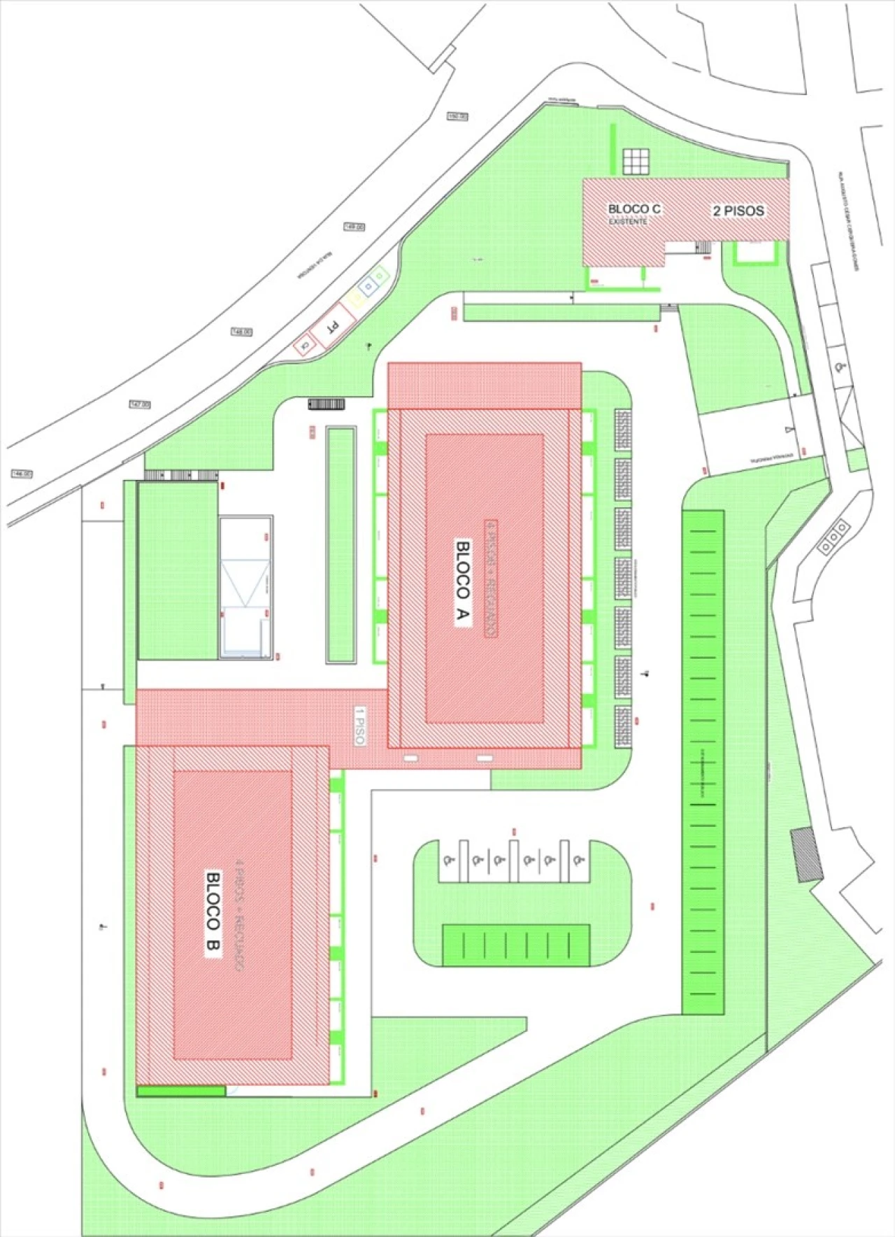Apartamento T1 para Venda em Ferreiros e Gondizalves Planta 2