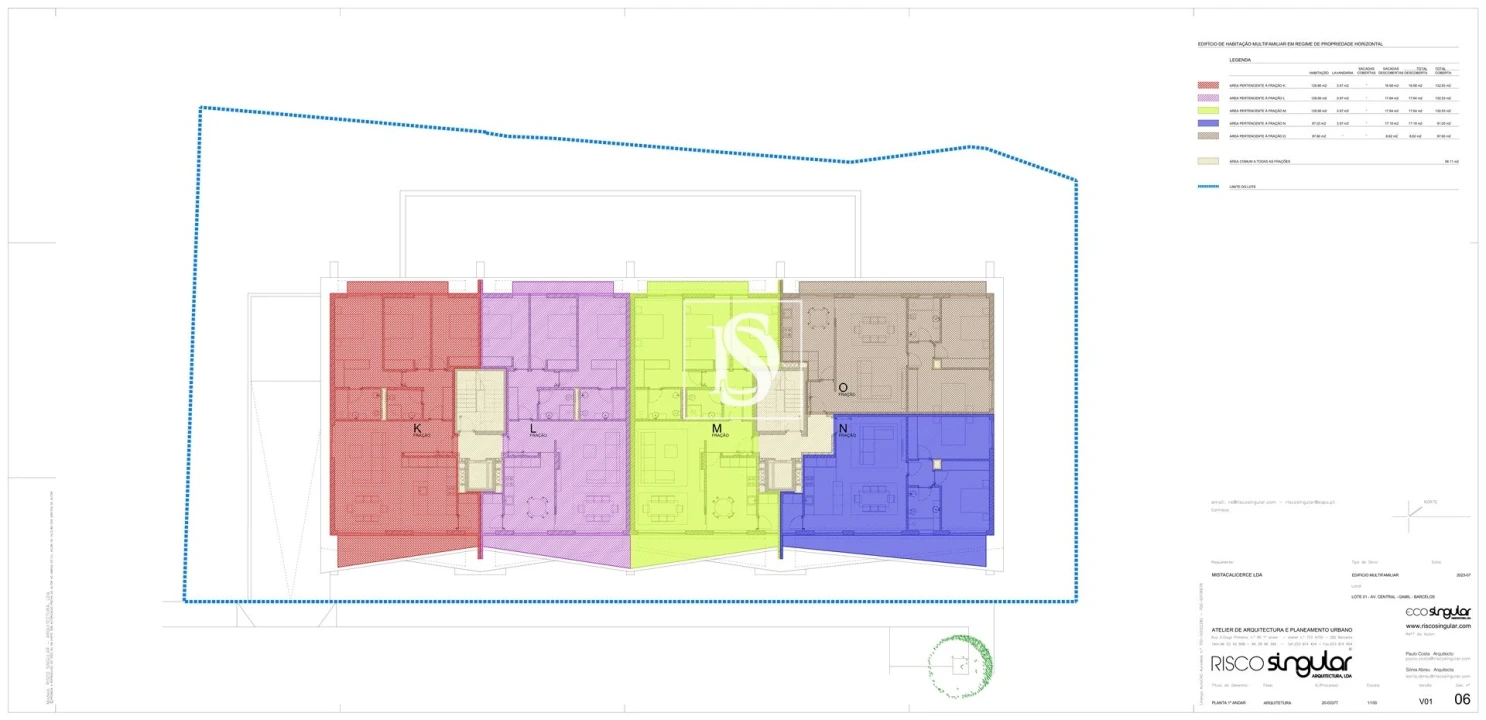 Apartamento T2 para Venda em Gamil e Midões Planta 2