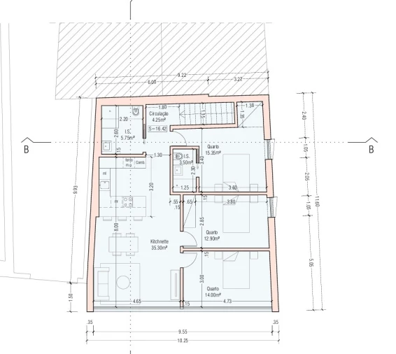 Apartamento T3 para Venda em Lourinhã e Atalaia Planta 1