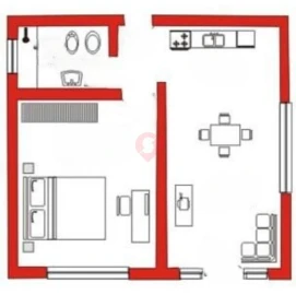 Apartamento T1 para Venda em Vila e Roussas