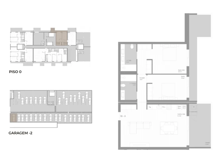 Apartamento T2 para Venda em Valongo Planta 1