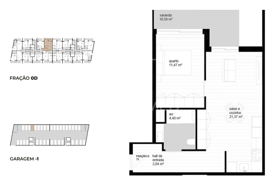 Apartamento T1 para Venda em Vila Nova de Cerveira e Lovelhe Foto 12