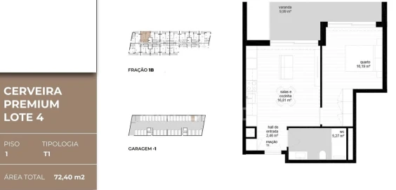 Apartamento T1 para Venda em Vila Nova de Cerveira e Lovelhe