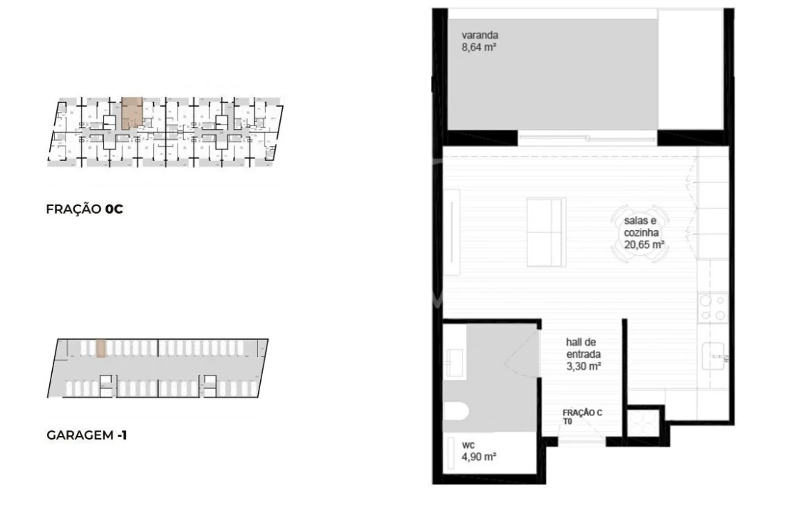 Apartamento T0 para Venda em Vila Nova de Cerveira e Lovelhe Foto 12
