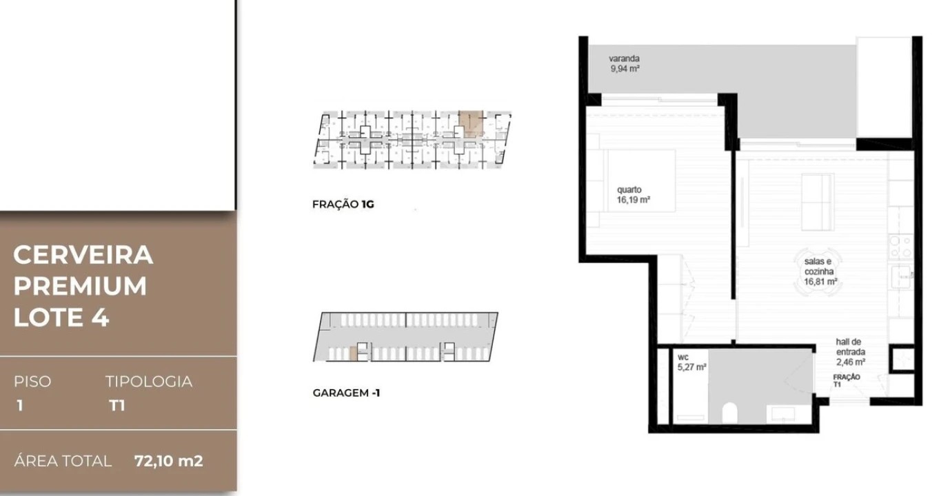 Apartamento T1 para Venda em Vila Nova de Cerveira e Lovelhe Foto 12