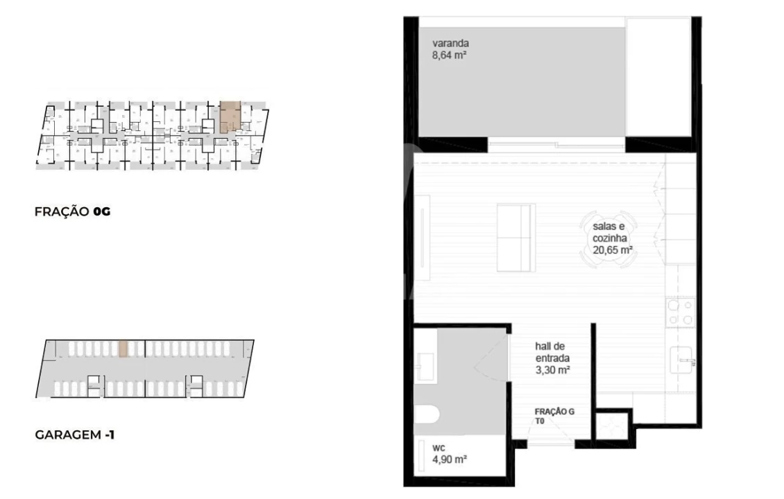 Apartamento T0 para Venda em Vila Nova de Cerveira e Lovelhe Foto 12