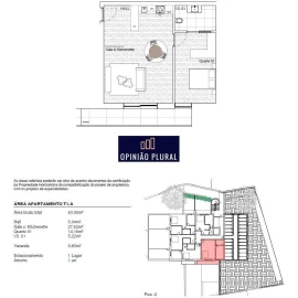 Apartamento T1 para Venda em Gondomar (São Cosme), Valbom e Jovim