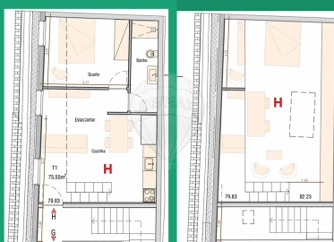Apartamento T1 para Venda em Bonfim