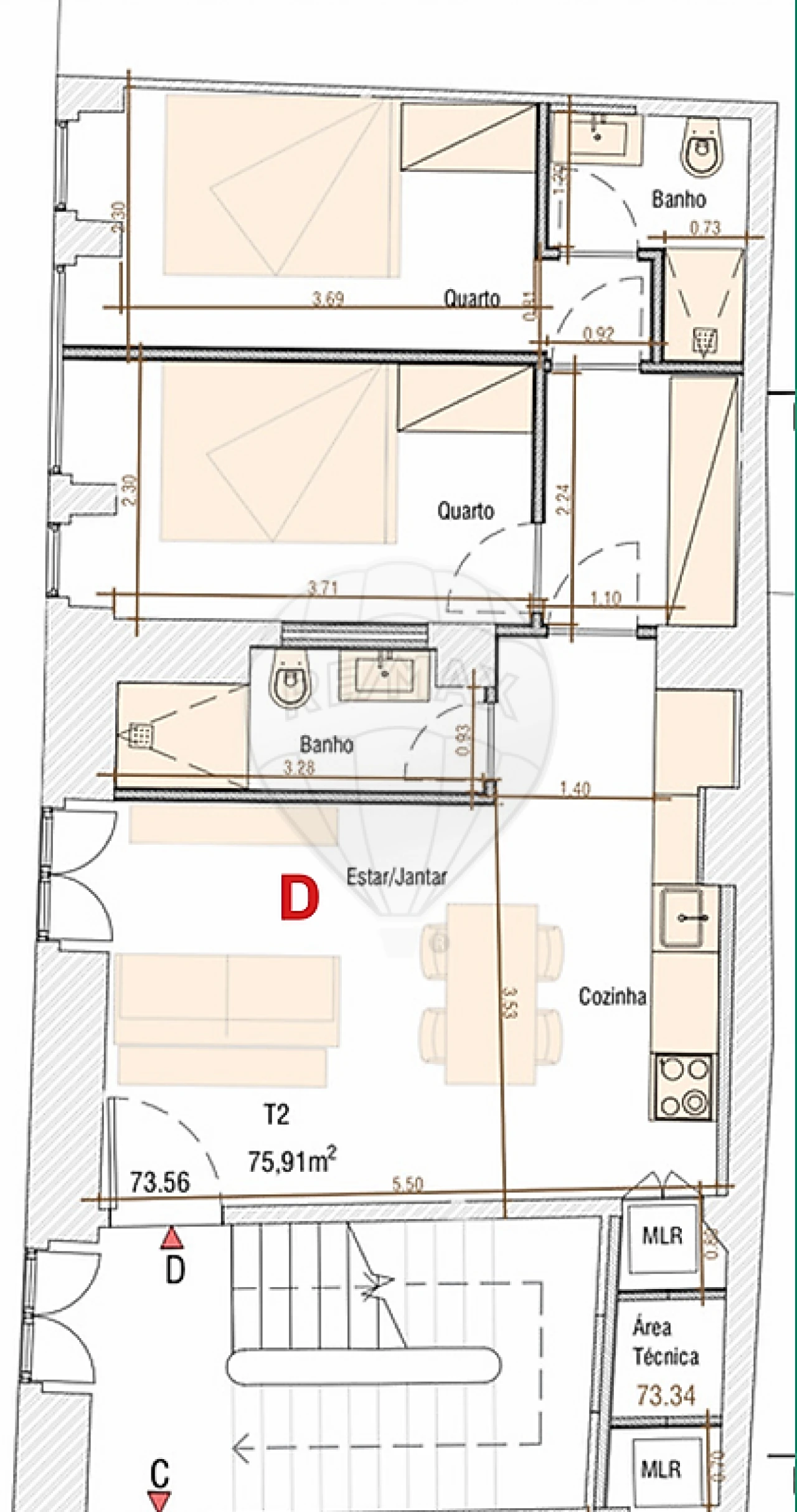 Apartamento T2 para Venda em Bonfim Foto 6