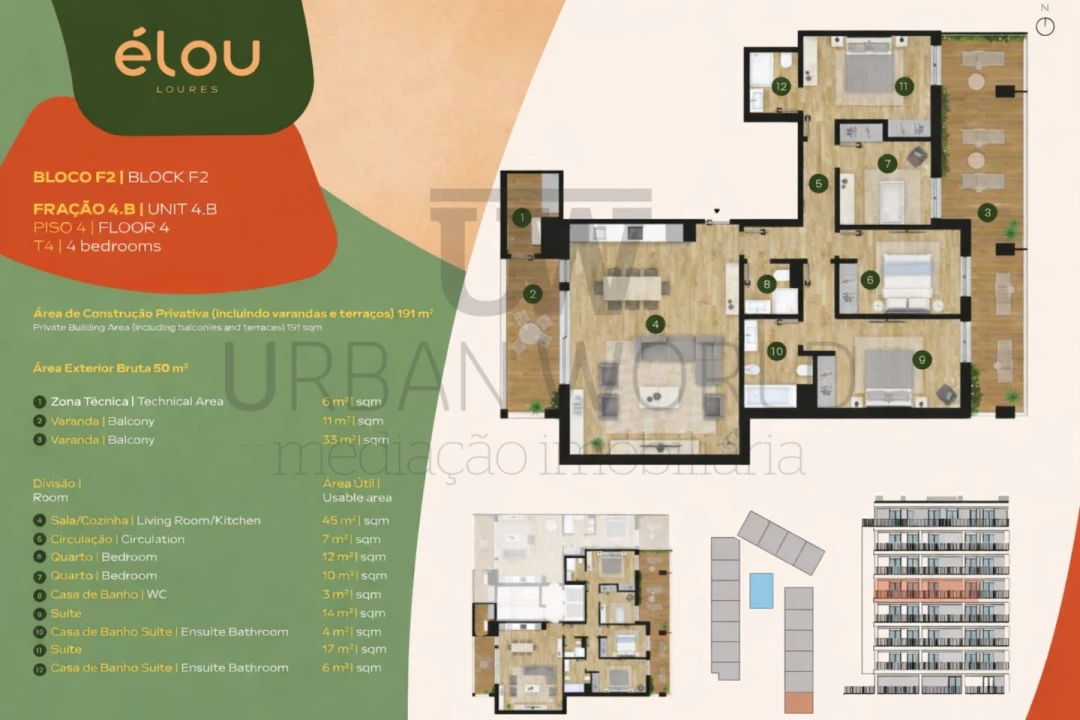 Apartamento T4 para Venda em Santo António dos Cavaleiros e Frielas Foto 20