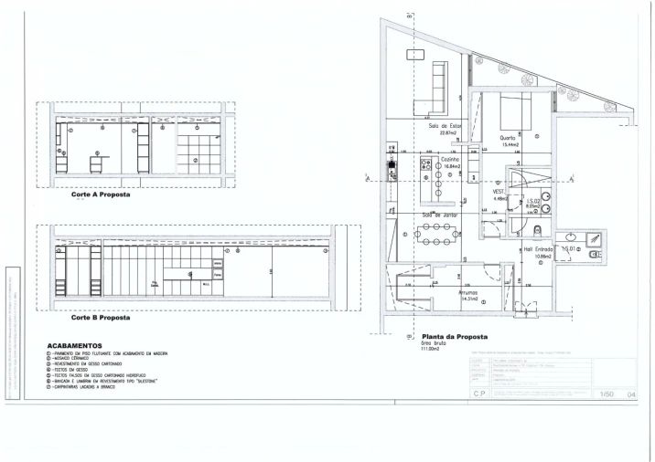 Apartamento T2 para Venda em Ericeira Planta 1