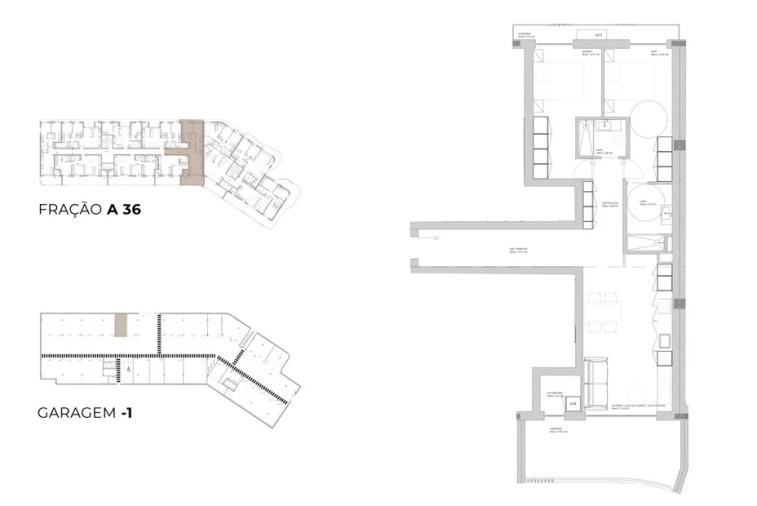 Apartamento T2 para Venda em Oliveira do Douro Planta 1