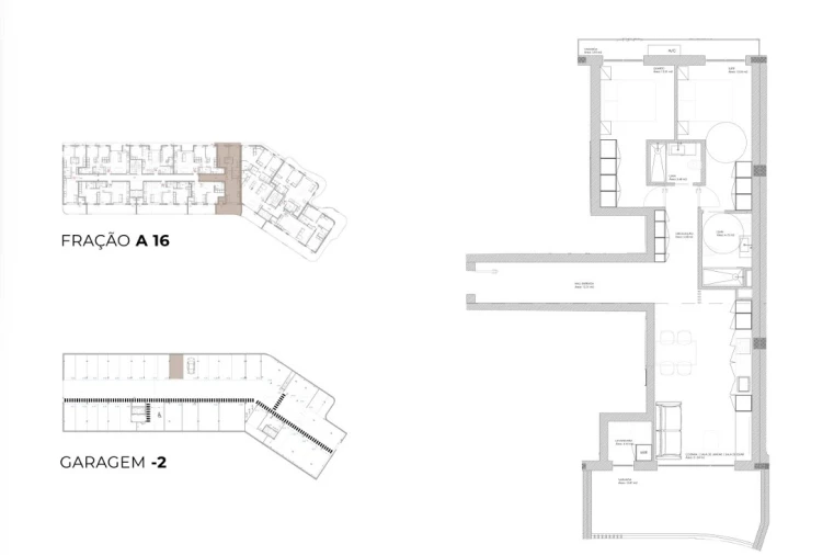 Apartamento T2 para Venda em Oliveira do Douro Planta 1