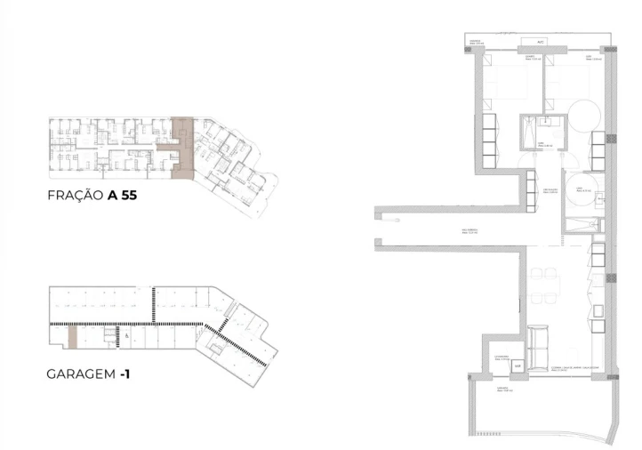 Apartamento T2 para Venda em Oliveira do Douro Planta 1