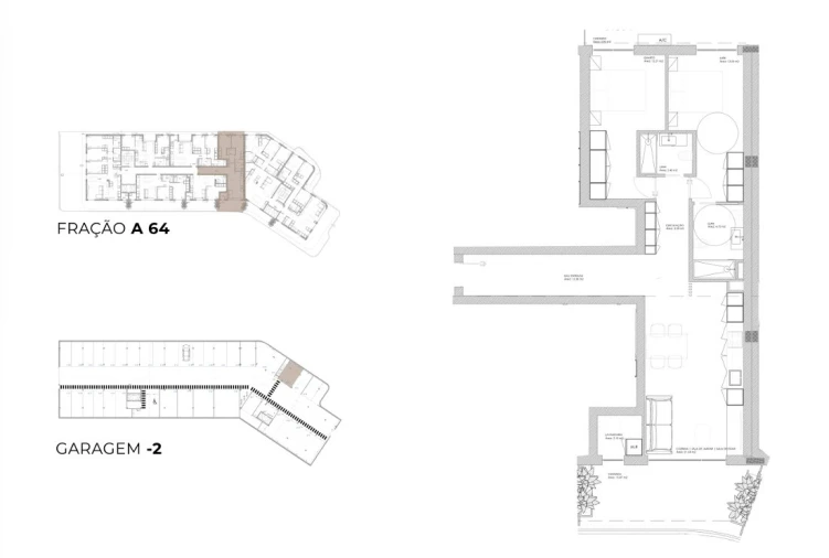 Apartamento T2 para Venda em Oliveira do Douro Planta 1
