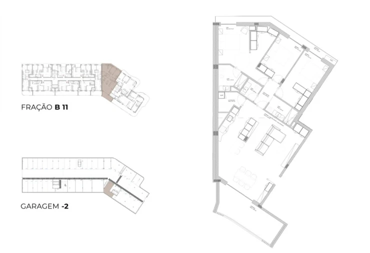 Apartamento T3 para Venda em Oliveira do Douro Planta 1