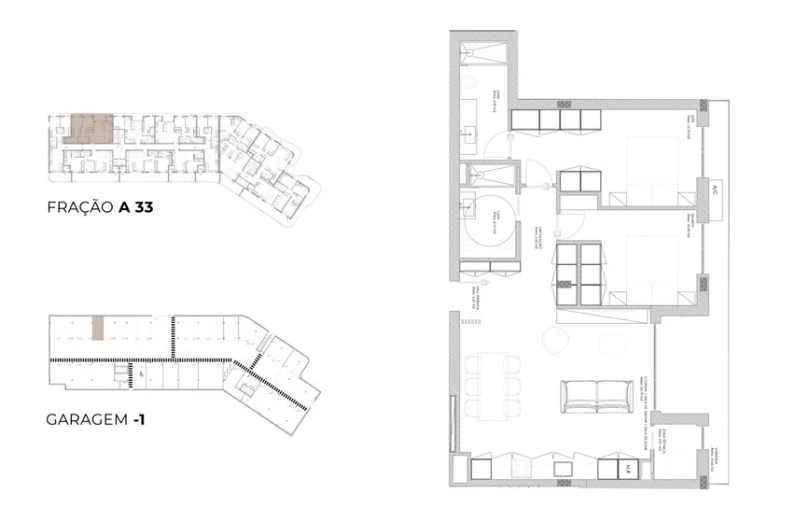 Apartamento T2 para Venda em Oliveira do Douro Planta 1