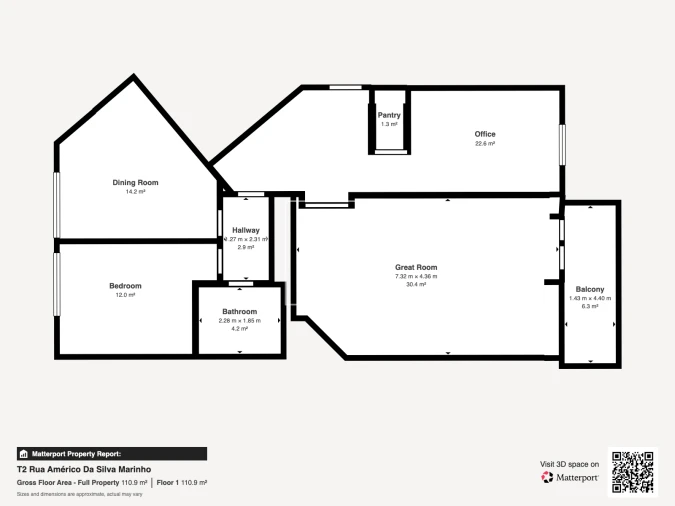 Apartamento T2 para Venda em Barreiro e Lavradio Planta 1