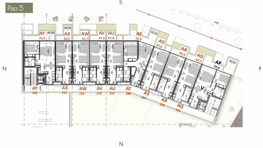 Apartamento para Venda em Matosinhos e Leça da Palmeira Planta 1