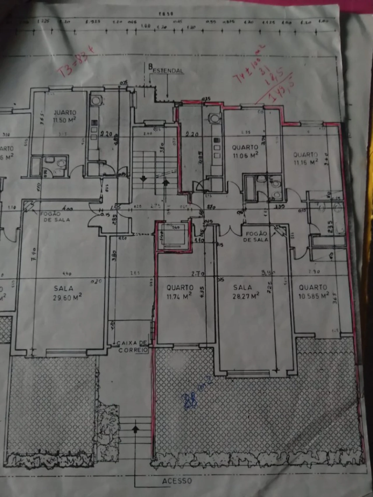 Apartamento T4 para Venda em Carcavelos e Parede Planta 3