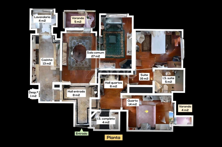 Apartamento T2 para Venda em Cedofeita, Santo Ildefonso, Sé, Miragaia, São Nicolau e Vitória Planta 1