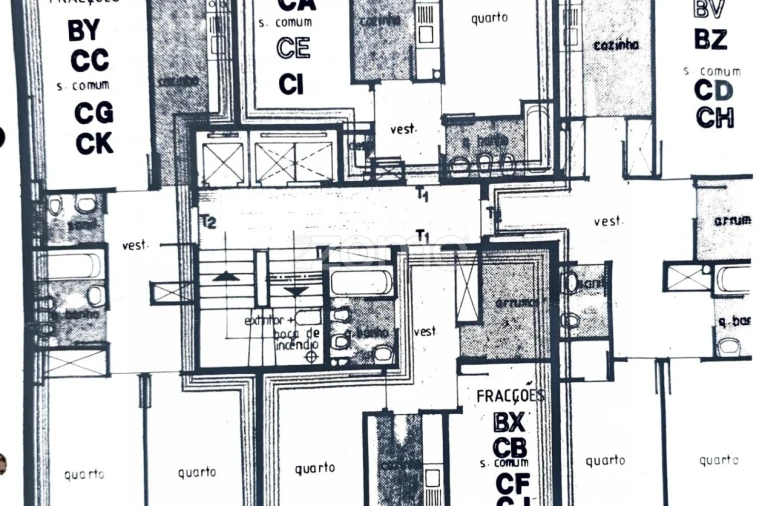 Apartamento T2 para Venda em Matosinhos e Leça da Palmeira Planta 1