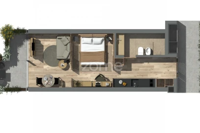 Apartamento T1 para Venda em São Mamede de Infesta e Senhora da Hora
