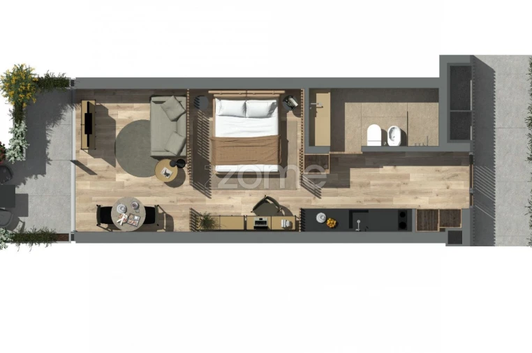 Apartamento T1 para Venda em São Mamede de Infesta e Senhora da Hora Foto 3