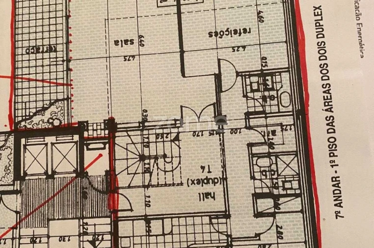 Apartamento T4 para Venda em Santa Maria, São Pedro e Matacães Planta 1
