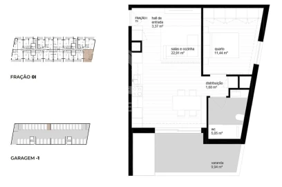 Apartamento T1 para Venda em Vila Nova de Cerveira e Lovelhe
