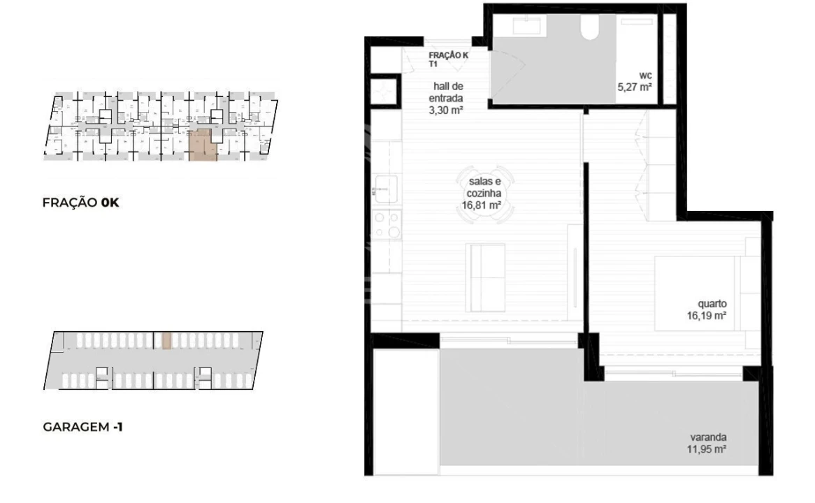 Apartamento T1 para Venda em Vila Nova de Cerveira e Lovelhe Foto 12