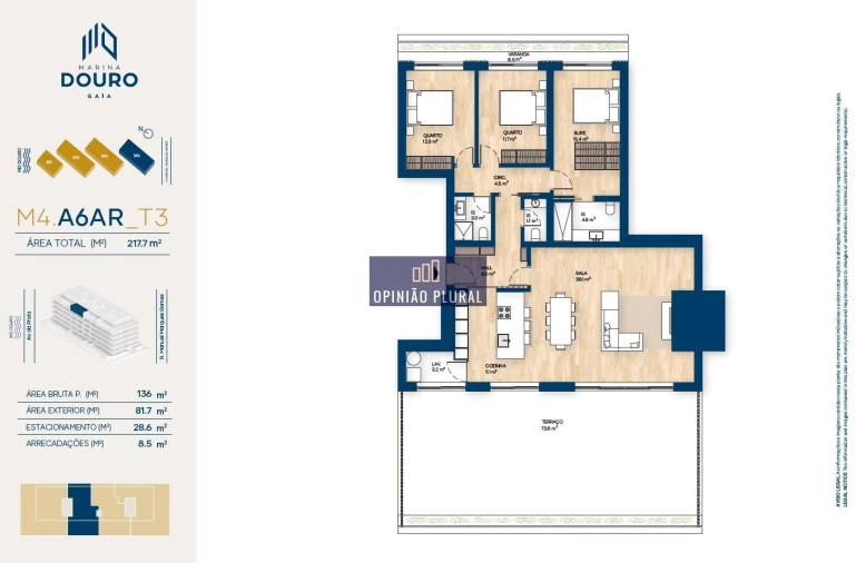 Apartamento T3 para Venda em Canidelo Foto 35