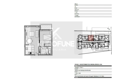 Apartamento T1 para Venda em Gulpilhares e Valadares