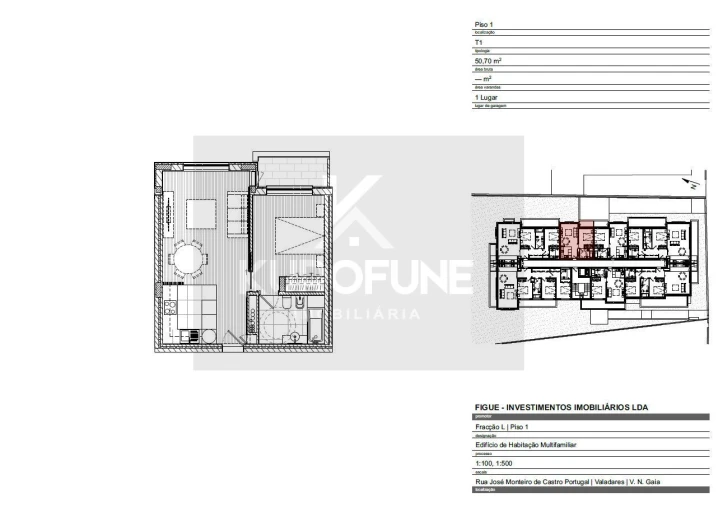 Apartamento T1 para Venda em Gulpilhares e Valadares Foto 24
