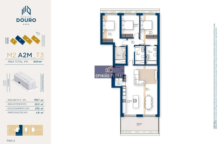 Apartamento T3 para Venda em Canidelo Foto 38