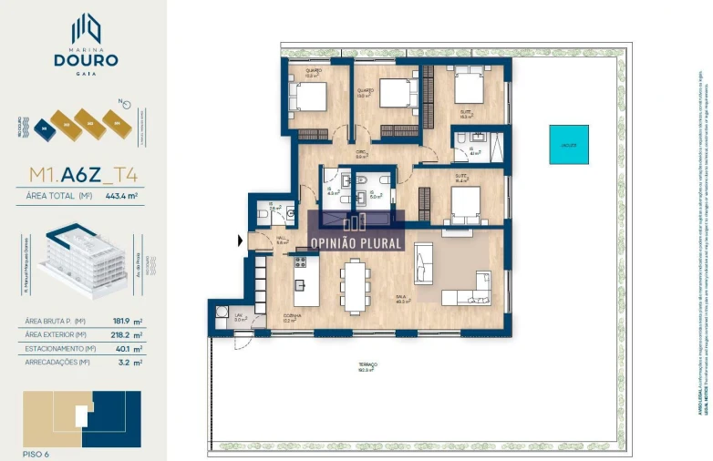 Apartamento T4 para Venda em Canidelo Foto 39