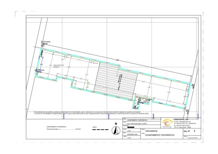 Loja para Venda em Olhão Planta 1
