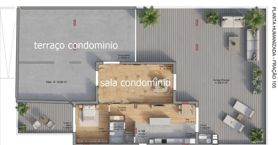 Apartamento T1 para Venda em Camarate, Unhos e Apelação Planta 1