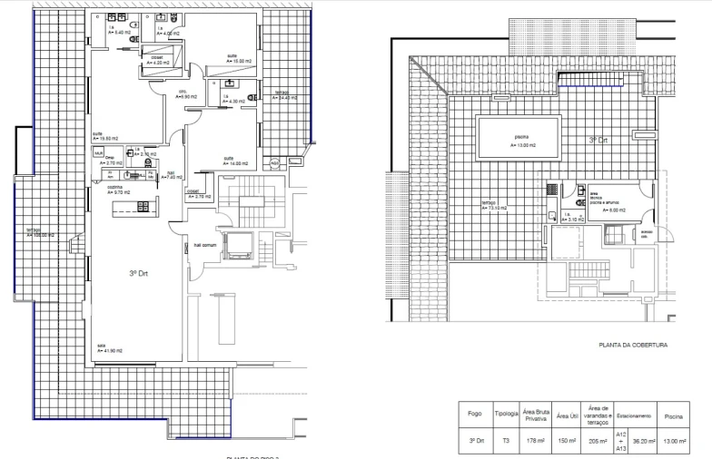 Apartamento T3 para Venda em Ericeira Planta 1