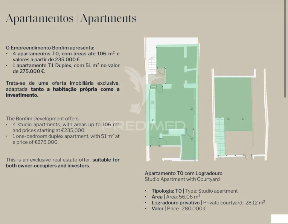 Apartamento T1 para Venda em Bonfim Foto 3