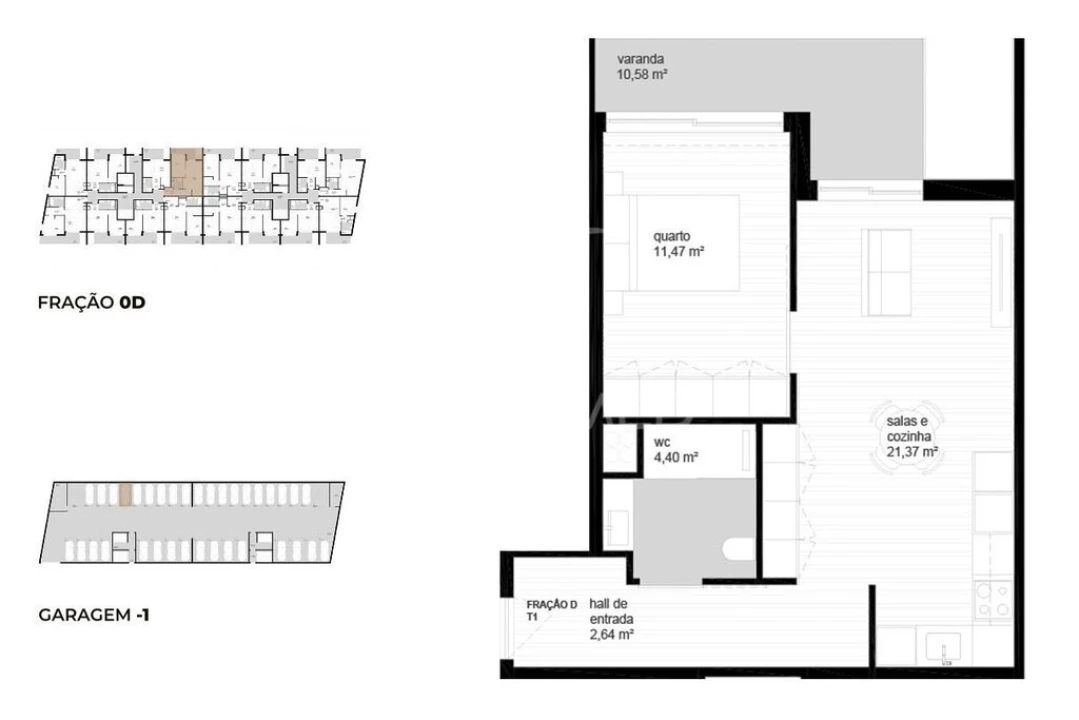 Apartamento T1 para Venda em Vila Nova de Cerveira e Lovelhe Foto 12