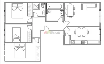 Apartamento T3 para Venda em Moita