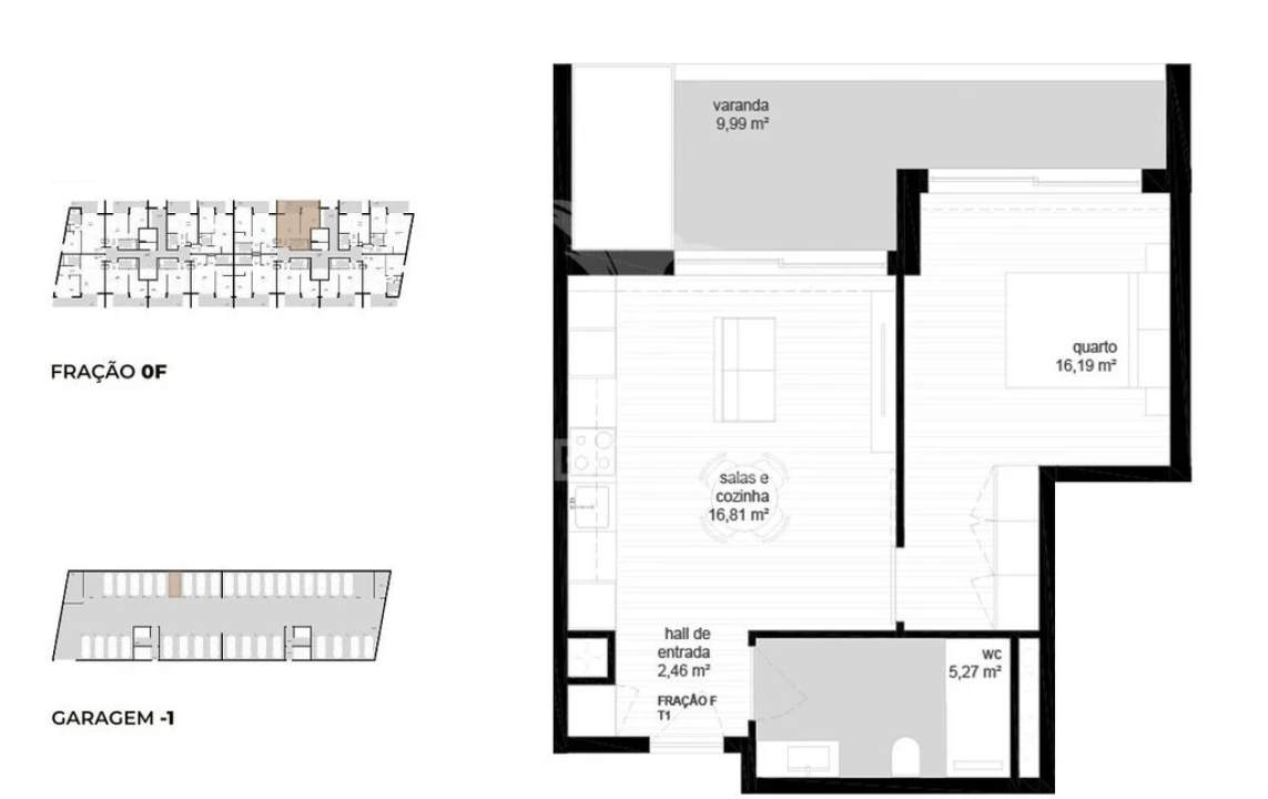 Apartamento T1 para Venda em Vila Nova de Cerveira e Lovelhe Foto 12