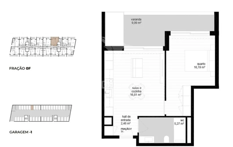 Apartamento T1 para Venda em Vila Nova de Cerveira e Lovelhe Foto 12